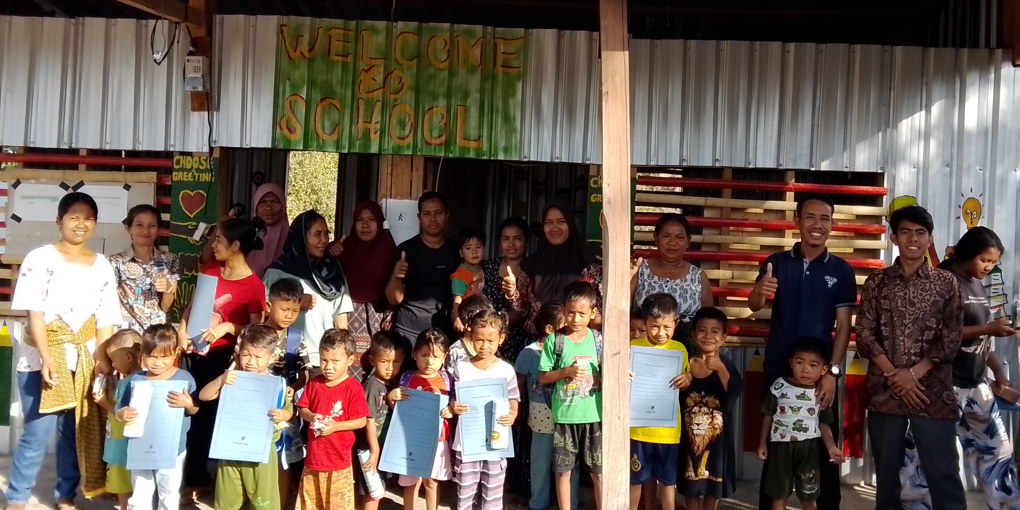 Dokumentasi saat pembagian report