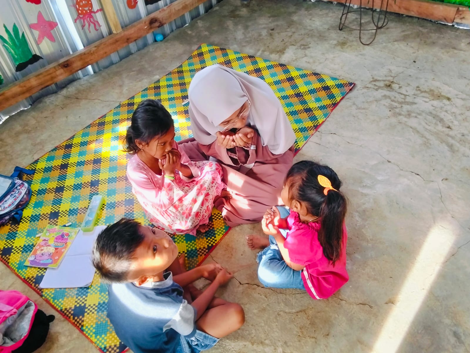 Membaca doa sebelum belajar